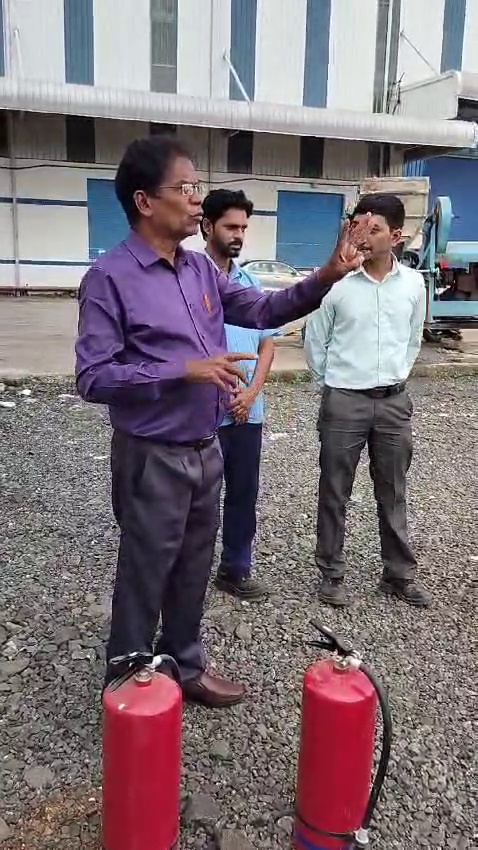 Fire drill and training session